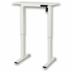 システム作業台 電動昇降デスク メモリー付 天板幅850mm ホワイト アスカ