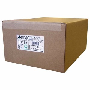 ラベルシールレーザープリンタ A4 24面 上下余白付 1000シート入 エーワン