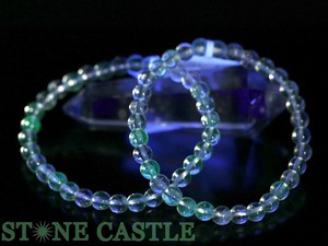 ☆高品質☆【ブレスレット】ハイアライトオパール (6A) (メキシコ産) (約6.5〜7mm) 【パワーストーン】