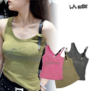 Tank Design Asymmetrical Pigment Tank Top