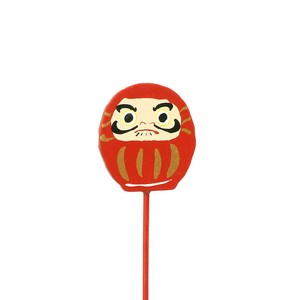 NY木製プレートピック だるま　正月ピック
