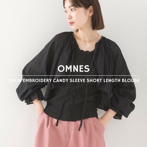Button Shirt/Blouse Candy Sleeve Short Length