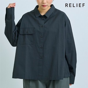 ペーパーコットンツイル 胸ポケット付きジャケット
