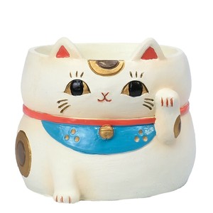 NYリトルレジンポット　招き猫
