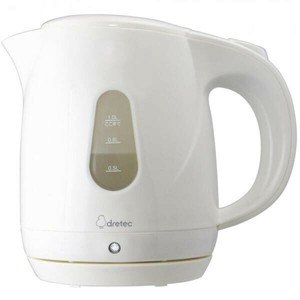 ドリテック 電気ケトル プロム 1.0L ホワイト PO-160(WT)