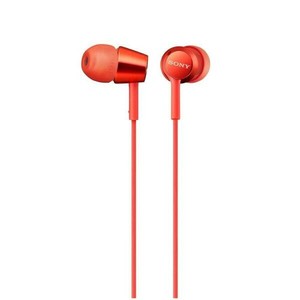 ソニー SONY イヤホン MDR-EX155 : カナル型 レッド MDR-EX155 R