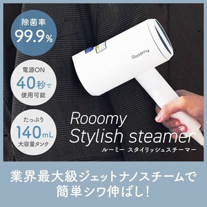 スタイリッシュ衣類スチーマー ホワイト RM-SS401-W