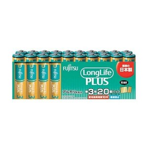 FDK 富士通 アルカリ乾電池 単3 Long Life Plus 20個パック LR6LP(20S)