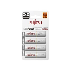 富士通 ニッケル水素 充電池 単3 4本 HR-3UTC(4B)