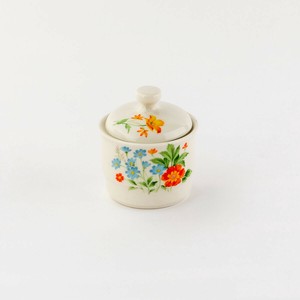 昭和レトロな花柄ポット  【掘り出し物・限定品・日本製・美濃焼】