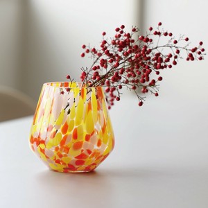 彩りに満ちる ガラスアート【PALETTE VASE】パレットベース
