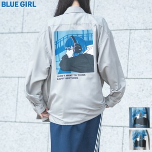 衬衫 特别价格 后背印花 宽松尺寸 女孩
