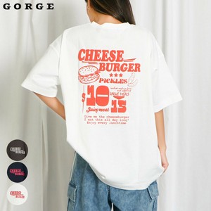 ハンバーガー発泡Tシャツ