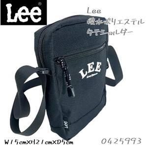 【Lee/リー】 撥水ポリエステル　タテ型　ショルダーバッグ