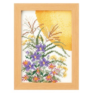刺しゅうキット『9月 お月見の花飾り』