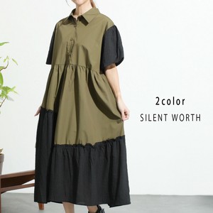 Casual Dress Patchwork Jacquard
