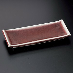 辰砂付出皿　美濃焼 日本製 和食器　陶器