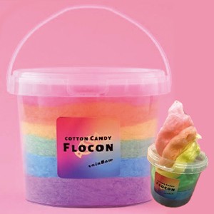 FLOCON コットンキャンディ レインボー6色