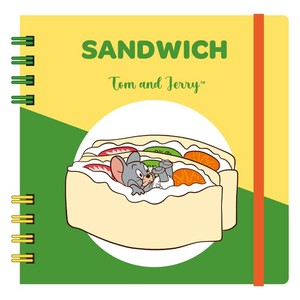 【方眼ノート】トムとジェリー スクエアリングノート EAT EAT EAT C