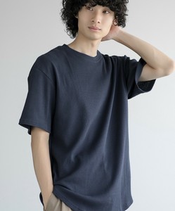 《 aimoha MEN 》テクスチャード加工tシャツ メンズ 半袖 シンプル トップス