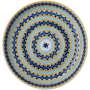 Main Plate Flower Doughnut Western Tableware 20cm Made in Japan
