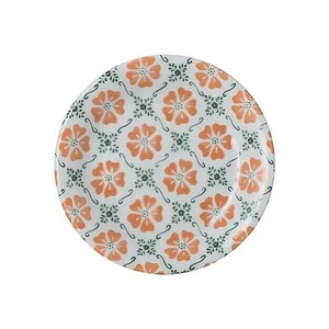 大餐盘/中餐盘 橘色/桔色 西式餐具 12cm 日本制造