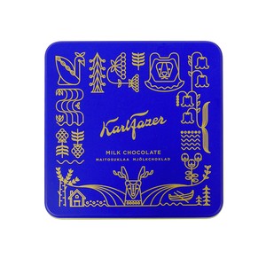 再販【北欧】[Fazer]フィンランドメモリアル 缶KFミルクチョコレート