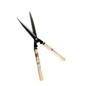 吉岡刃物製作所　喜八作　プロ用 鋭型刈込鋏 No.128　240mm　9寸ナタ樫柄