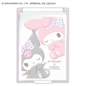 ■2024AW　新作■　サンリオキャラクターズ　Sサイズミラー　マイメロディ＆クロミ/もこっと