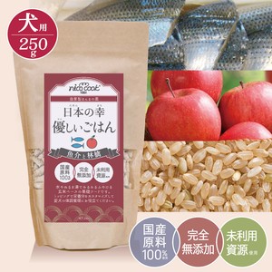 優しいごはん　魚介と林檎　250g【犬用一般食】