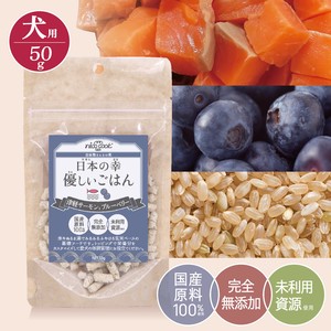 優しいごはん　津軽ｻｰﾓﾝとﾌﾞﾙｰﾍﾞﾘｰ　50g【犬用一般食】