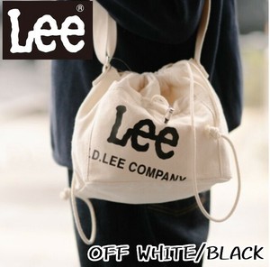 【小売店　定番売れ筋】【Lee/リー】 BIGナナメプリント　ドロストリング　2WAY　巾着ショルダー