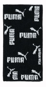 PUMA プーマ PUMA-527 プチタオル2P ブラックxブルー