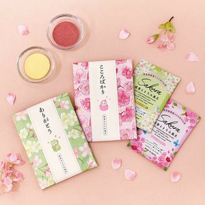 サクラCC　お福わけバスセット【桜の香り・入浴剤・ギフト・万葉包み】