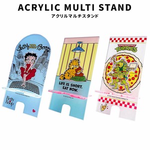 ACRYLIC MULTI STAND アクリル マルチ スタンド Betty Boop GARFIELD Mutant Turtles スマホスタンド