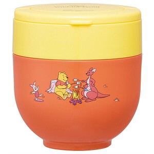 【公式】 抗菌折りたたみハンドル付保温保冷丼ランチジャー 540ml 【レトロ/プー】 スケーター
