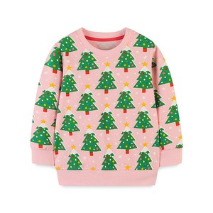 Kids' 3/4 - Long Sleeve Shirt/Blouse Patterned Christmas Tree