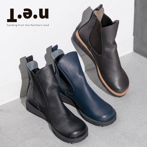 日本製　ブーツ　ショートブーツ　幅広3E 冬底仕様　22.5~24.5cm