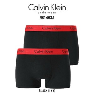Calvin Klein(カルバンクライン)ck ボクサーパンツ 前閉じ ロゴ 2枚組 メンズ 男性用 下着 NB1463A