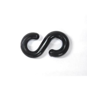 黒色 6mm Sフック （兼4mm） PSH60(40) 50点