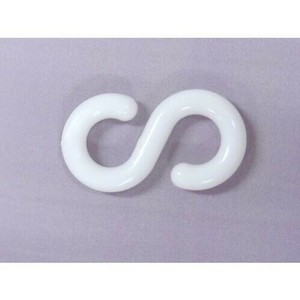 白色 6mm Sフック （兼4mm） PSH60(40) 50点