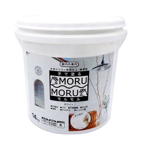 ニッペホームペイント STYLE MORUMORU 14kg ホワイト HXX963