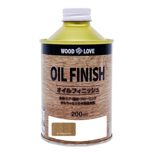 ニッペホームペイント WOOD LOVE オイルフィニッシュ 200ml ダークウォルナット HJA008