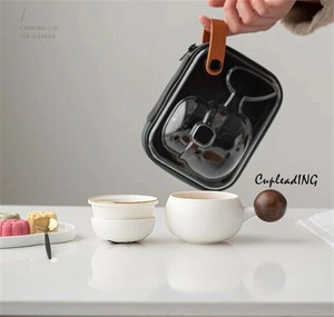 ＜人気商品＞早い者勝ち 陶器の湯飲み 茶の水分離カップ 随行携帯カップ オフィス茶器 個人専用 蓋付き