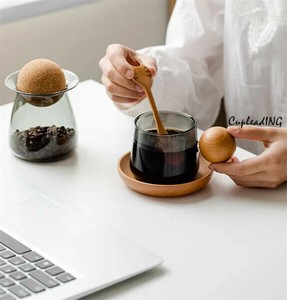 ≪予約商品≫早い者勝ち コーヒーカップ皿セット 3点セット グラス 新品 デザイン感 木星 コーヒーカップ