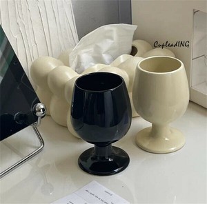 ≪予約商品≫早い者勝ち ワイングラス ハイフットグラス 家庭用 カップルグラス 陶磁器グラス トレンド