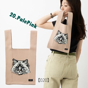 Tote Bag Pink Cat Mini-tote