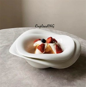 ◆◆大人気◆◆早い者勝ち サラダボウル 上品  スープボウル 家庭用 オートミール 異形 食器 不規則形