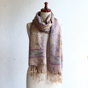 Stole Purple Beige