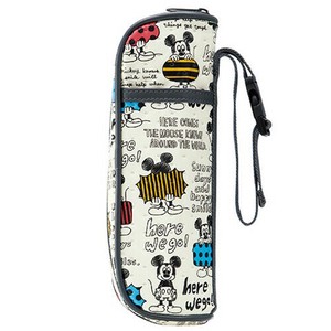 Disney Daily Necessity Item Pouch Mickey Sketch Skater